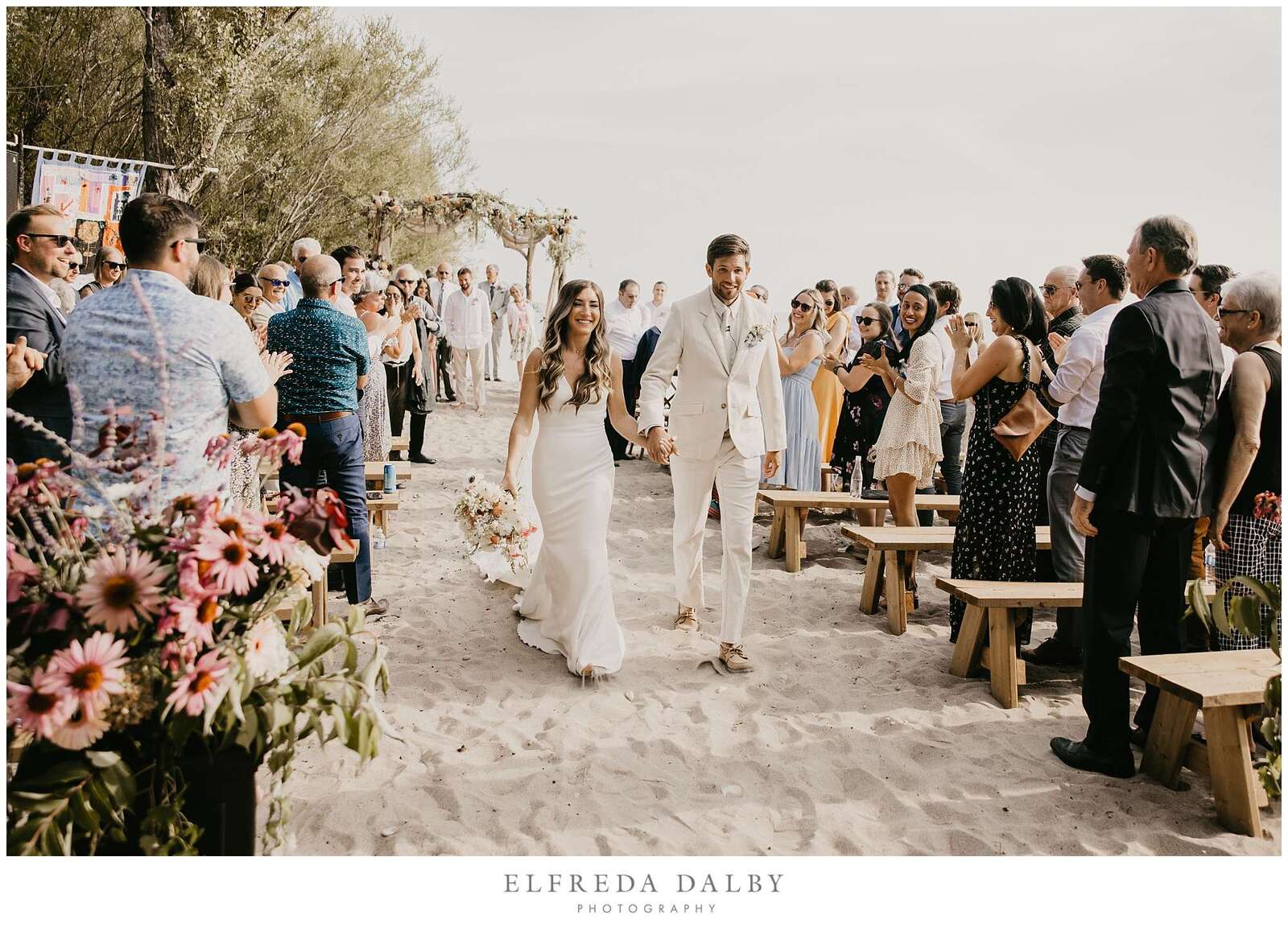 Kincardine Beach wedding